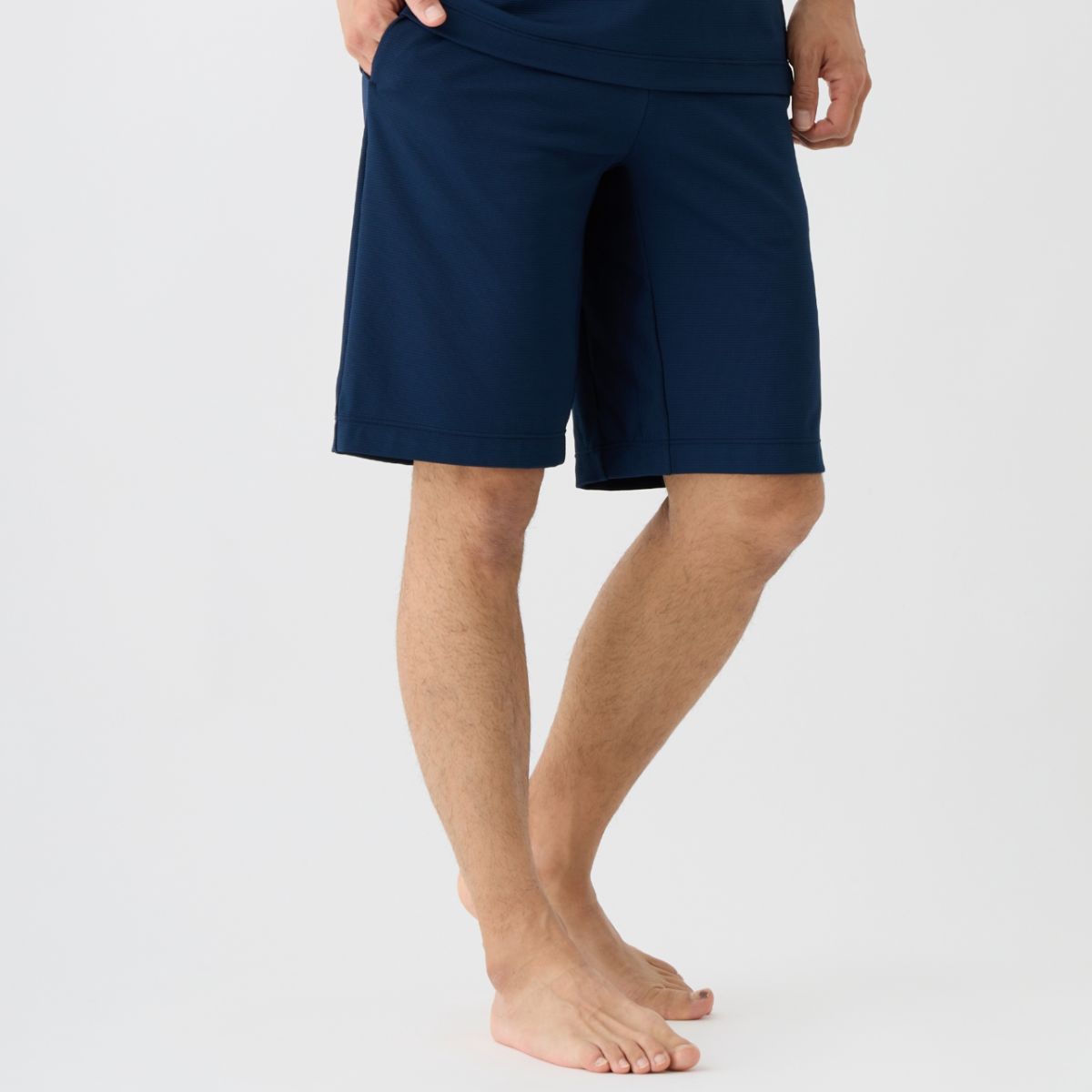 ベネクス リカバリーウェア 一般医療機器 スタンダードドライ+ ハーフパンツ メンズ ネイビー