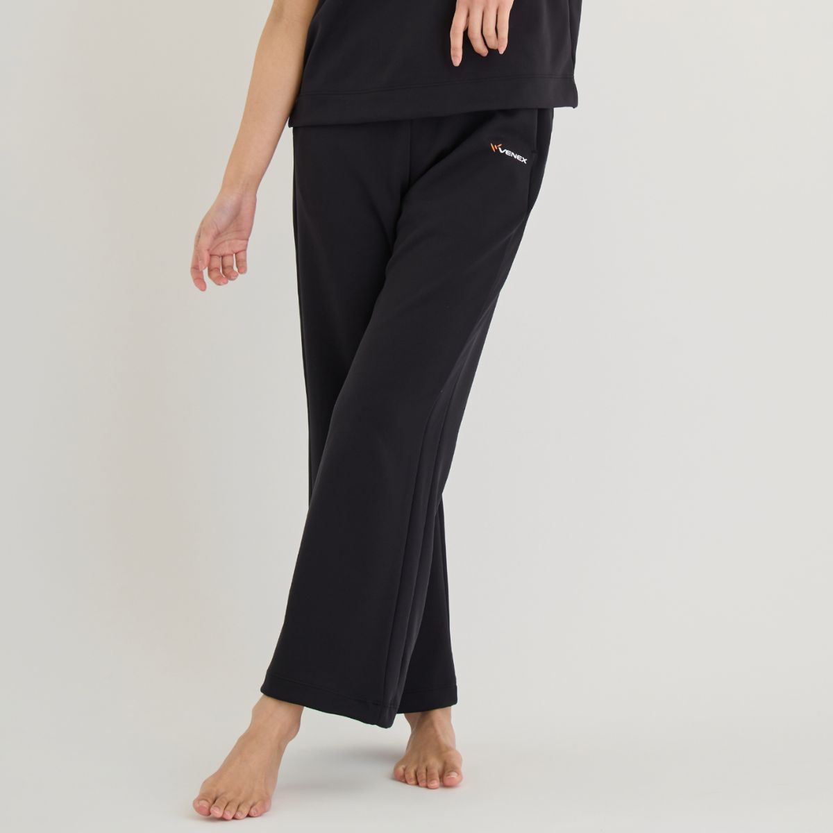 ベネクス リカバリーウェア 一般医療機器 リカバリームーヴ ワイドパンツ レディース ブラック