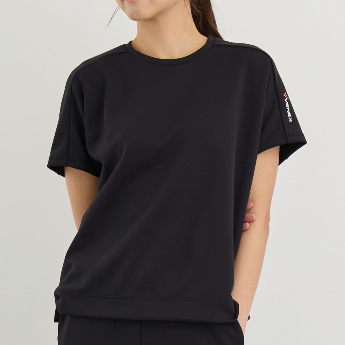 ベネクス リカバリーウェア 一般医療機器 リカバリームーヴ ショートスリーブ レディース ブラック