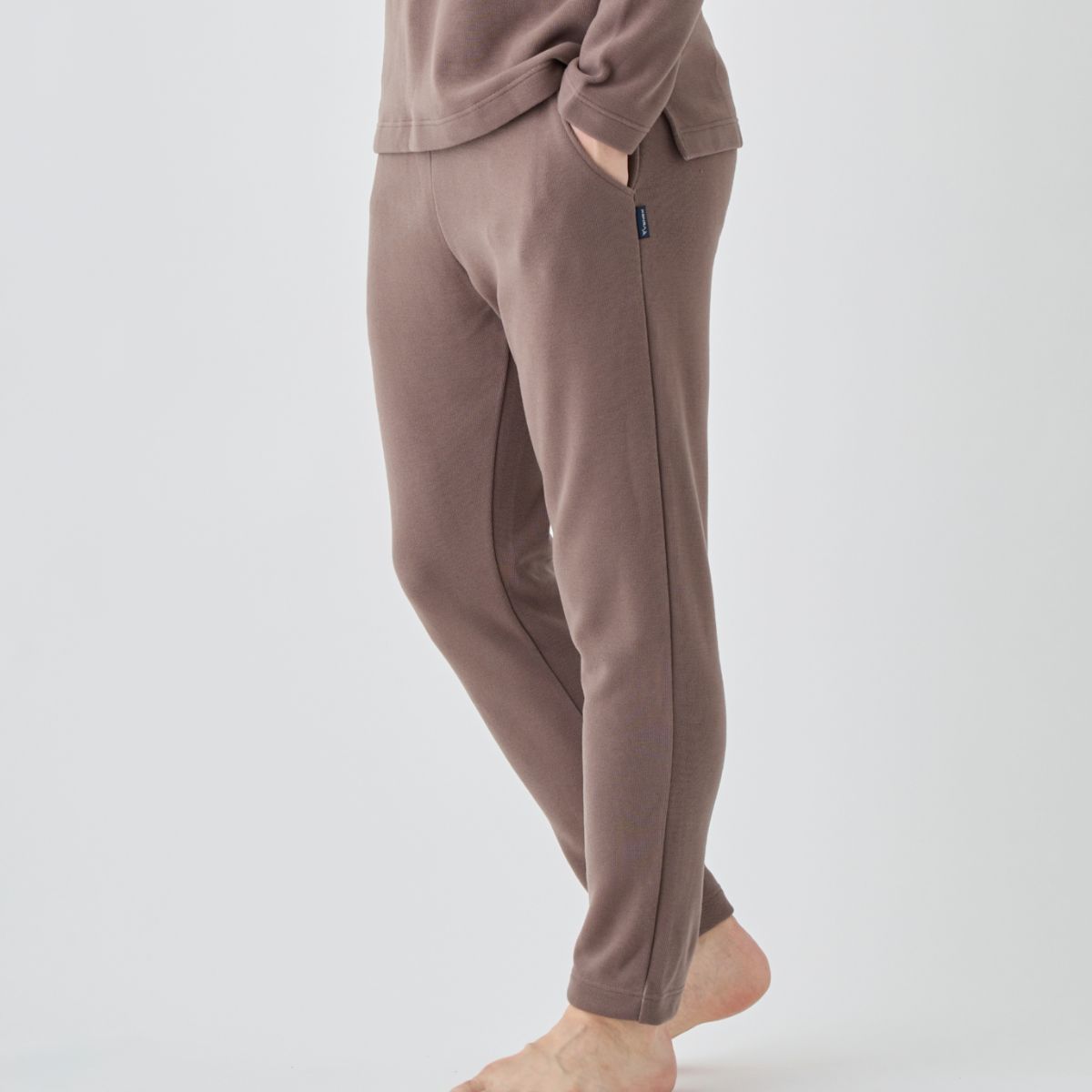 ベネクス リカバリーウェア コンフォートヒート テーパードパンツ メンズ モカ