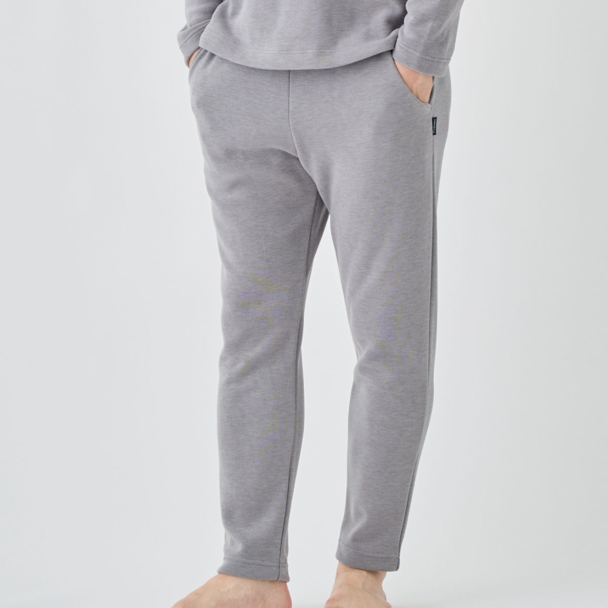 ベネクス リカバリーウェア コンフォートヒート テーパードパンツ メンズ スモーキーグレー