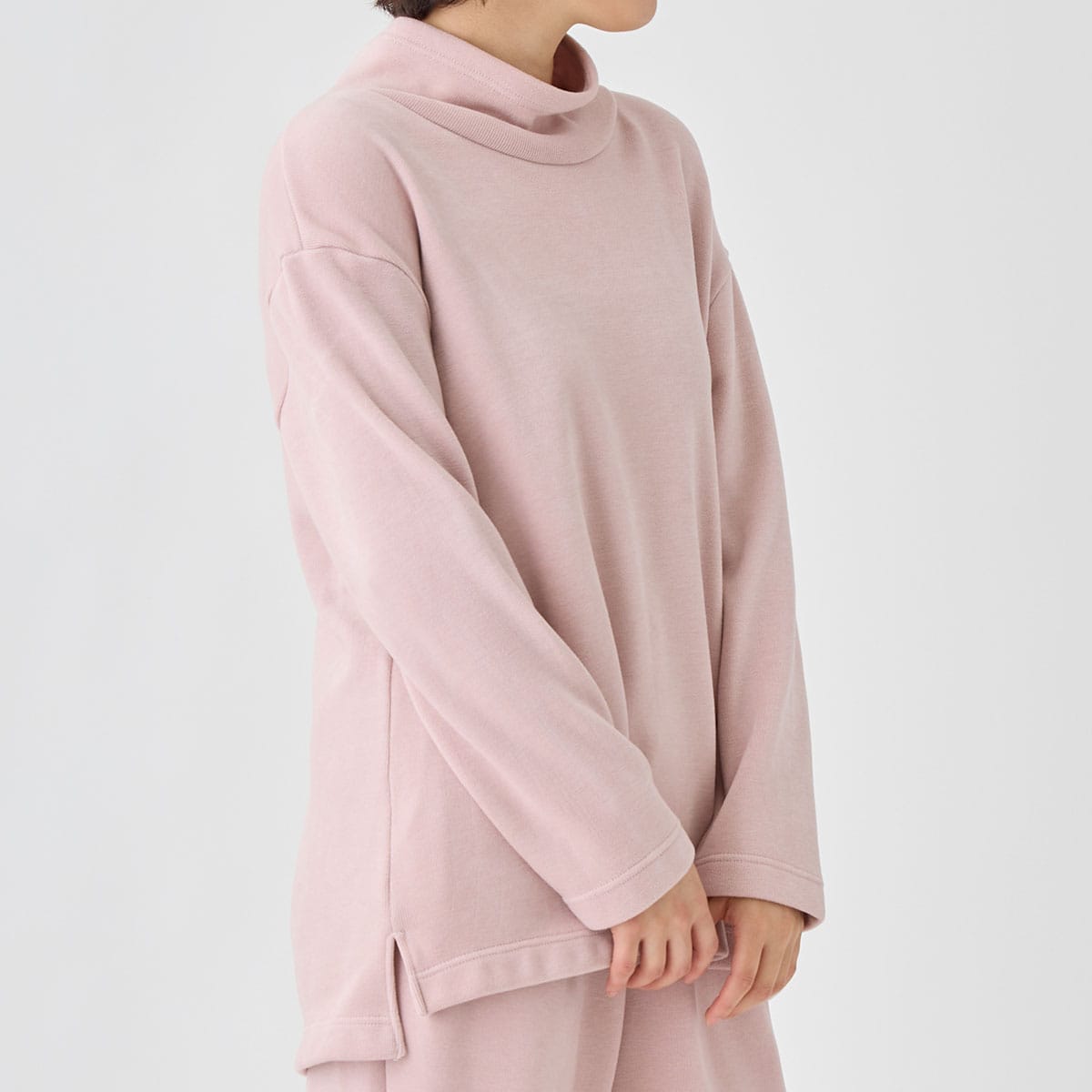 ベネクス リカバリーウェア コンフォートヒート オフタートルネック レディース ピンク
