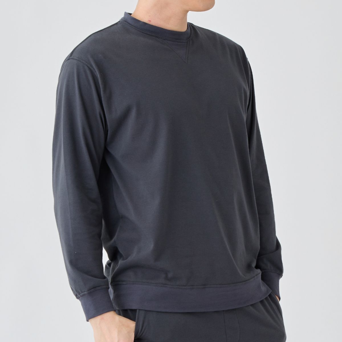 ベネクス リカバリーウェア リカバリーデイズ 一般医療機器 ロングスリーブクルーネック メンズ ファントムブラック