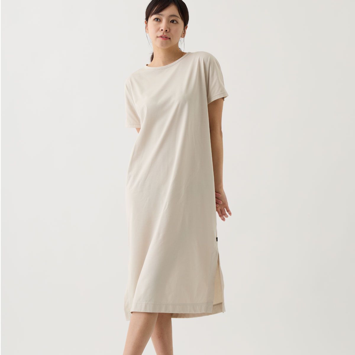 ベネクス リカバリーウェア リカバリーデイズ ショートスリーブワンピース レディース ベージュ