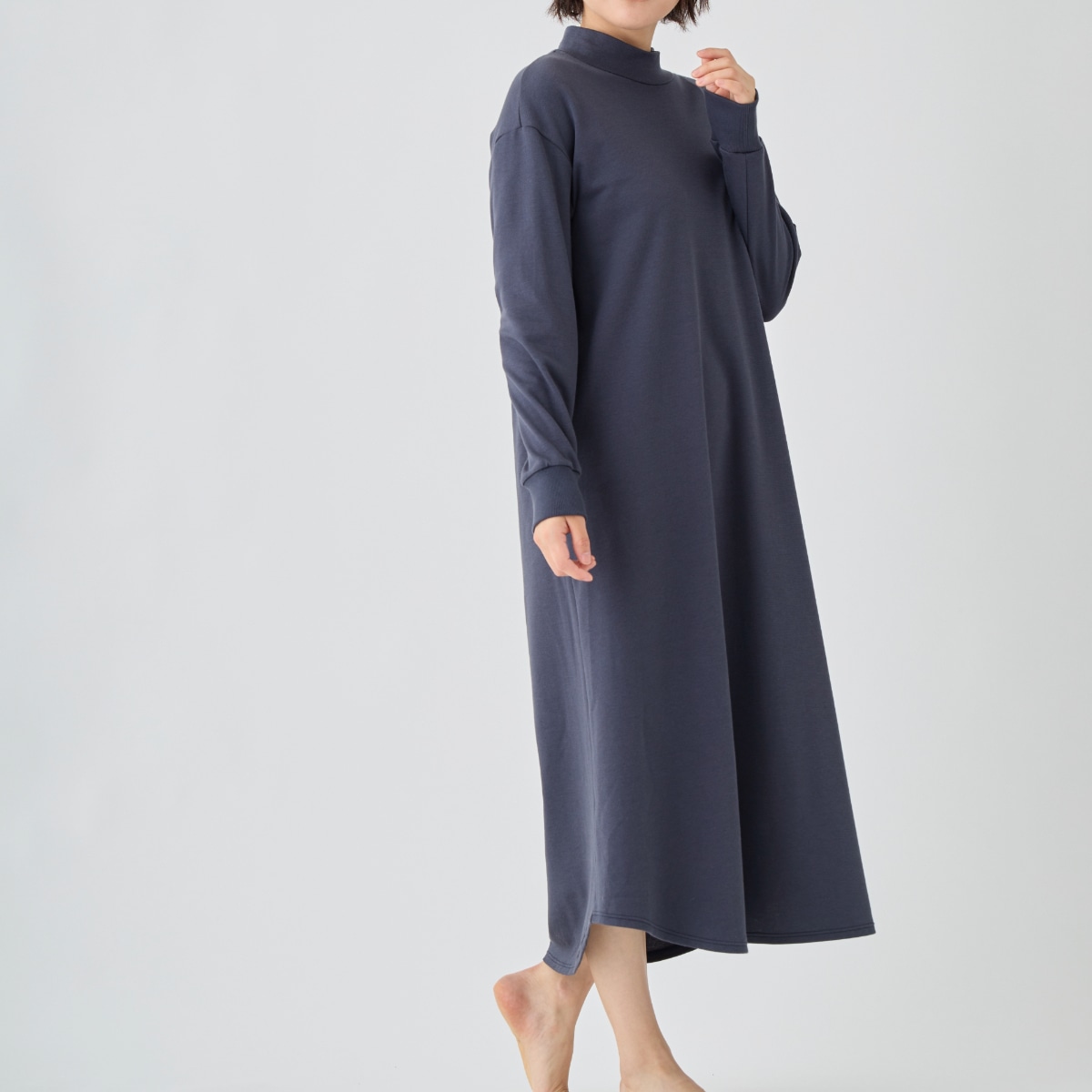ベネクス リカバリーウェア コンフォートタッチ ワンピース レディース ネイビー