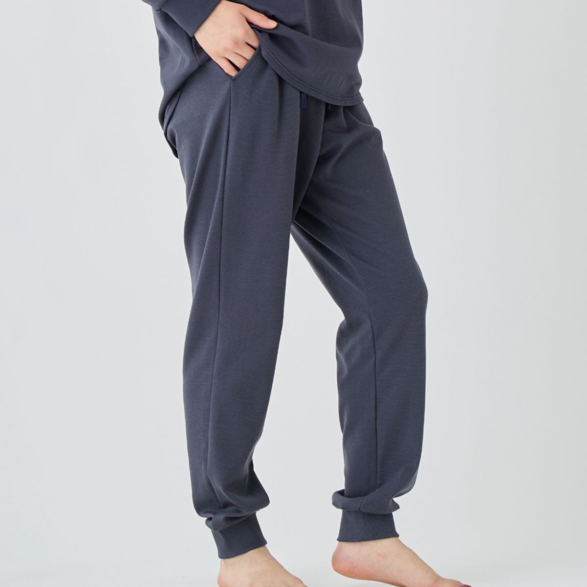 ベネクス リカバリーウェア コンフォートタッチ ジョガーパンツ レディース ネイビー