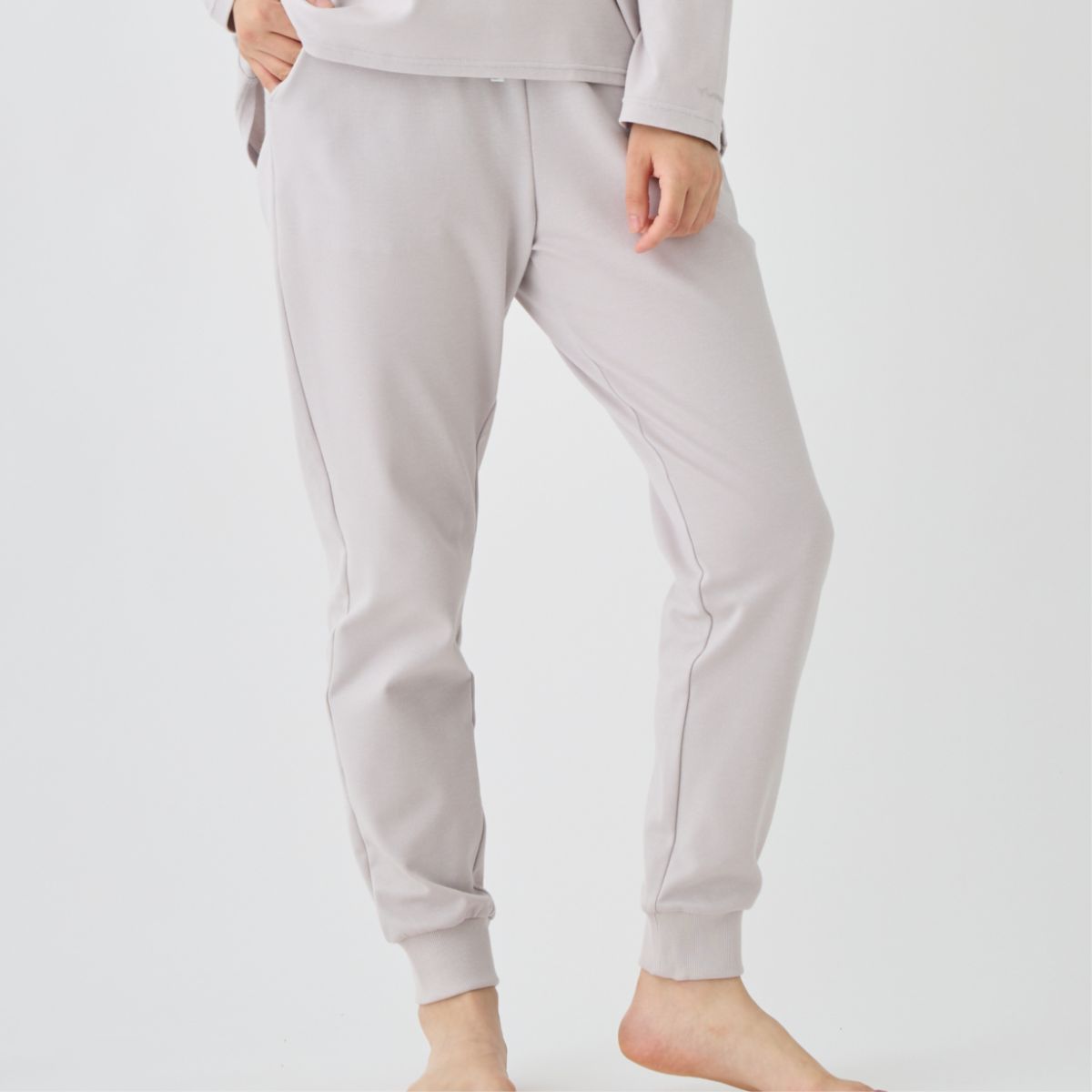 ベネクス リカバリーウェア コンフォートタッチ ジョガーパンツ レディース ライトグレー