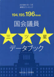 国会議員三ツ星データブック　質問王ランキング　１９４．１９５．１９６国会版