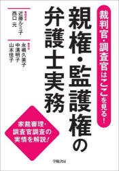 親権・監護権の弁護士実務　裁判官・調査官はここを見る！