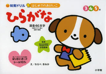 はじめてのおけいこひらがな　知育ドリル　３　４　５歳　清音４６文字を書きやすい順に鉛筆で練習