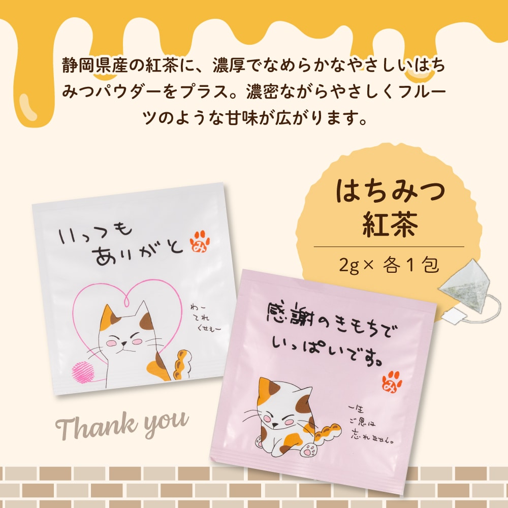 母の日 2026 ギフト みたらしちゃん フィギュア&ティーパックセット はちみつ紅茶 緑茶 紅茶 母 祖母 人気 かわいい フィギア ミニカーネーション プレゼント 送料無料 静岡茶 メール便 ※5/5頃より順次発送