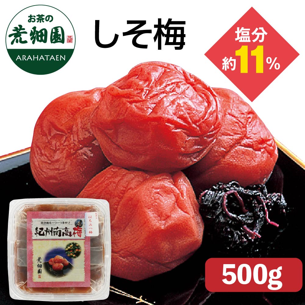 紀州南高梅 しそ梅500g 梅干し 梅 うめ ウメ 紫蘇 しそ シソ ウメ ウメ干し 梅ぼし 梅ボシ