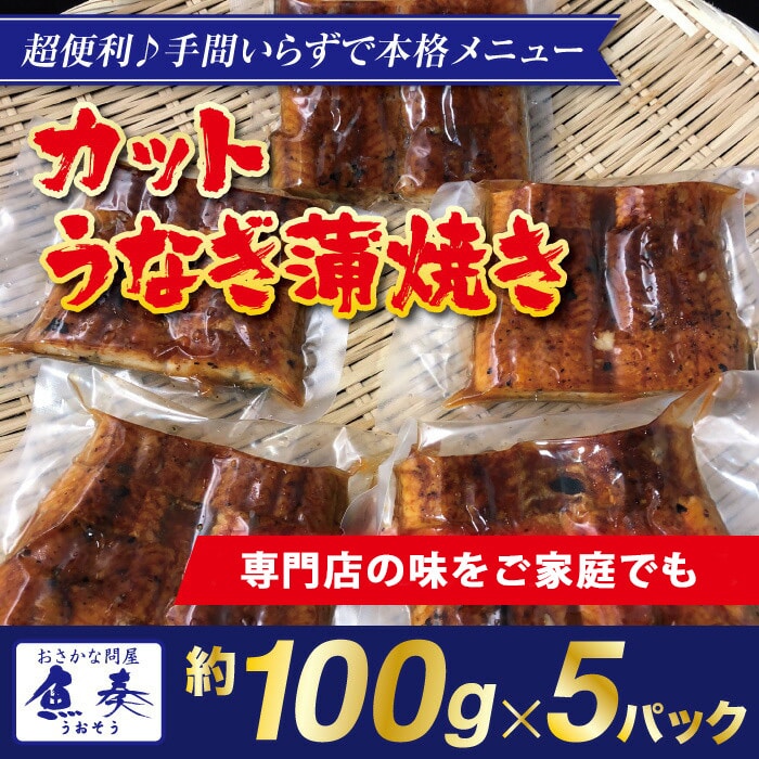 うなぎ蒲焼 切身カット 100g×5P 中国産 訳あり 真空パック 土用丑の日 ウナギ 鰻 母の日 父の日 母の日 父の日 敬老 中元 ギフト