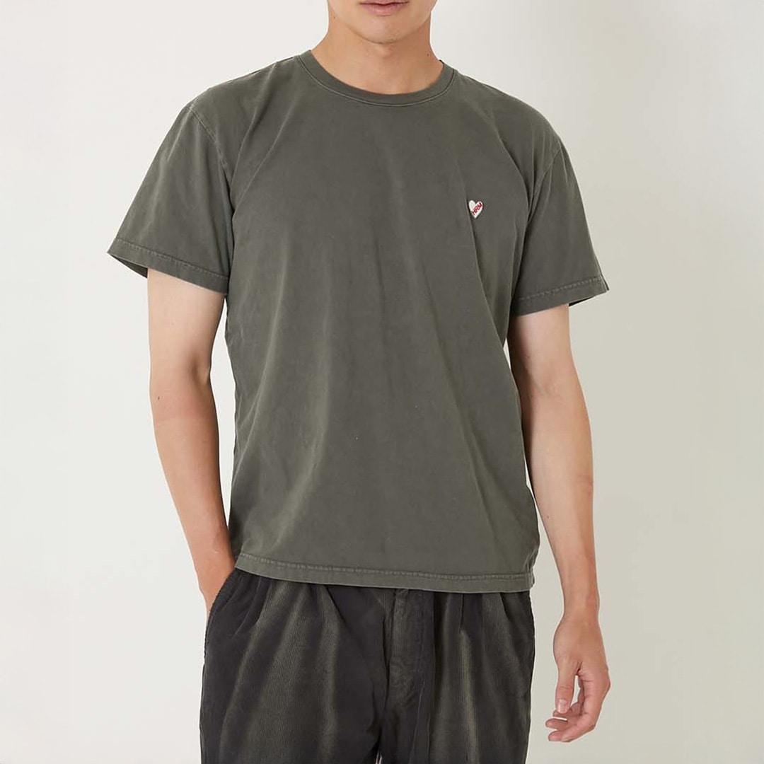 【ハリウッドランチマーケット】ハートイン HRMクラックプリント ショートスリーブTシャツ