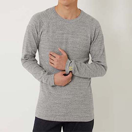 【ハリウッドランチマーケット】ストレッチフライス ロングスリーブ Tシャツ