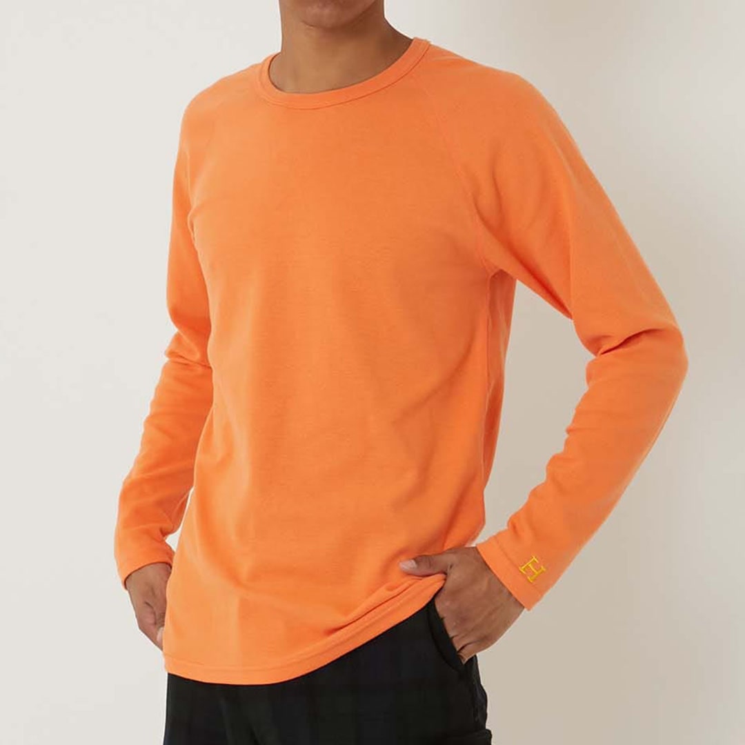 【ハリウッドランチマーケット】ストレッチフライス ロングスリーブ Tシャツ