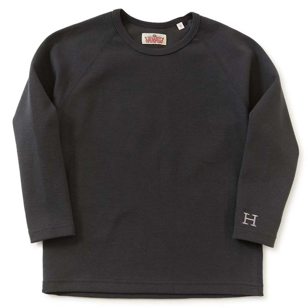 【ハリウッドランチマーケット】キッズ ストレッチフライス ロングスリーブ Tシャツ