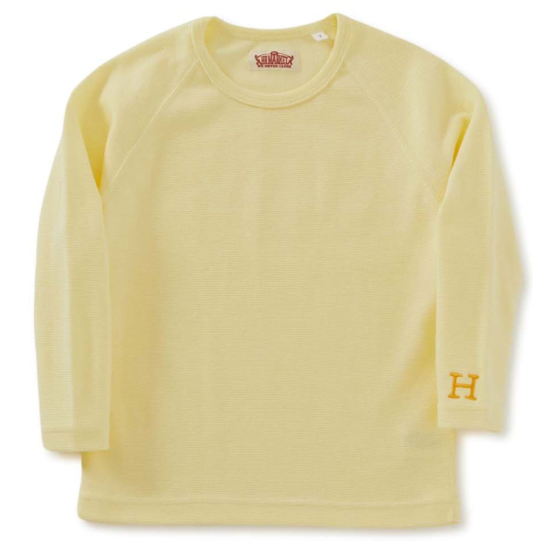 【ハリウッドランチマーケット】キッズ ストレッチフライス ロングスリーブ Tシャツ