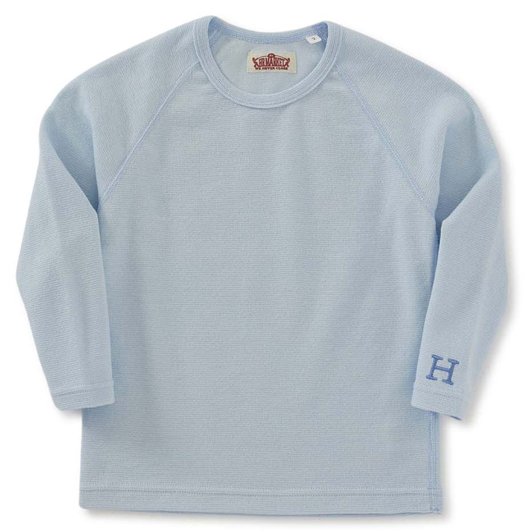 【ハリウッドランチマーケット】キッズ ストレッチフライス ロングスリーブ Tシャツ