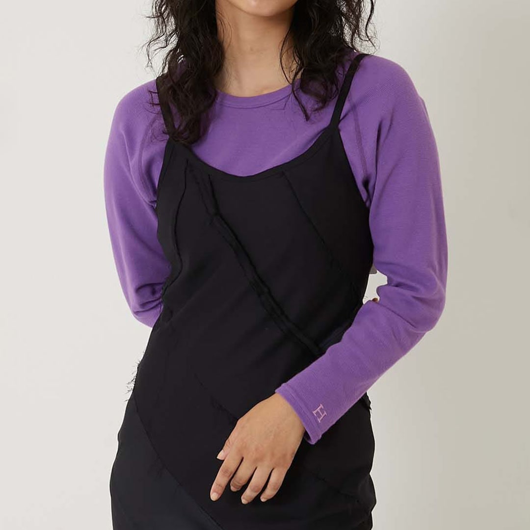 【ハリウッドランチマーケット】ストレッチフライス リラックスフィット LS Tシャツ ウイメンズ