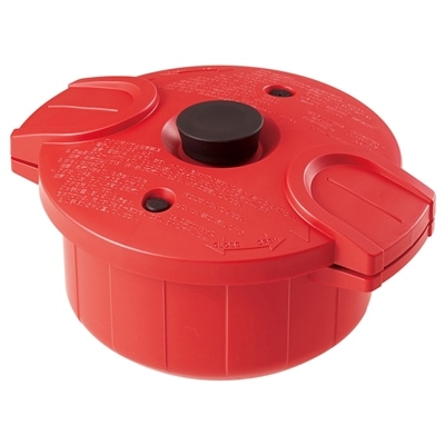 スケーター 電子レンジ圧力鍋 極み味 レッド MWP1