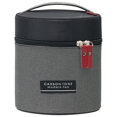 スケーター 真空ステンレスランチボックス STLB3専用 バッグ カーボントーン KBST3