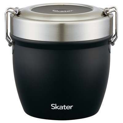 スケーター 抗菌真空ステンレス丼ランチジャー 830ml ブラック STLBD8AG