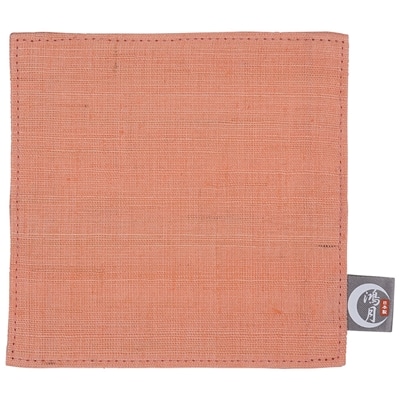 スケーター 手織り麻コースター 鴻月 ピンク KOOCS1