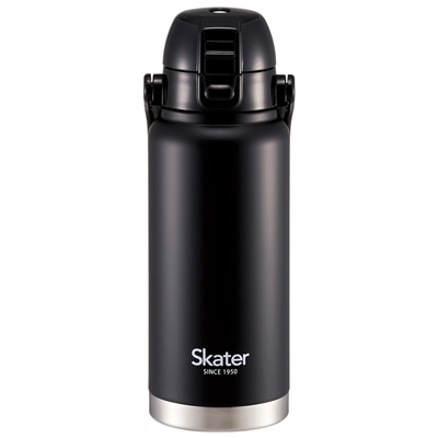 スケーター ハンドル付ワンプッシュダイレクトボトル 800ml ブラック STD8H