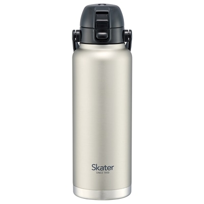 スケーター ハンドル付ワンプッシュダイレクトボトル 1200ml シルバー STD12H