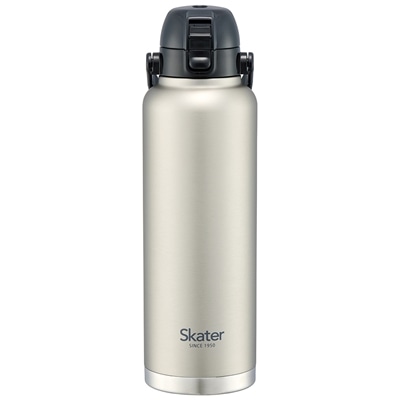 スケーター ハンドル付ワンプッシュダイレクトボトル 1500ml シルバー STD15H