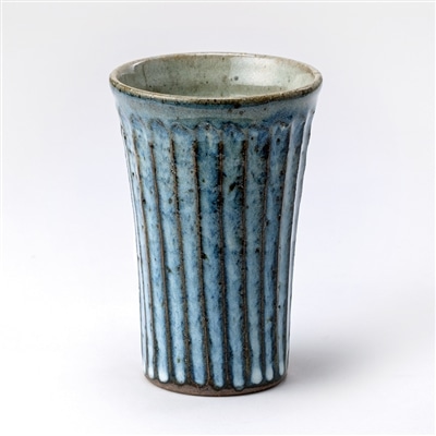 スケーター 青萩彫 酎ハイカップ (信楽焼) 鴻月 3-3202