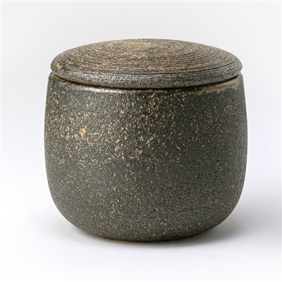 スケーター 黒柿 おはち (1.5合) (信楽焼) 鴻月 3-3533