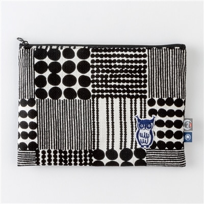 スケーター ファスナーポーチ 鴻月 ふくろう(刺繍入り) KOUFP1