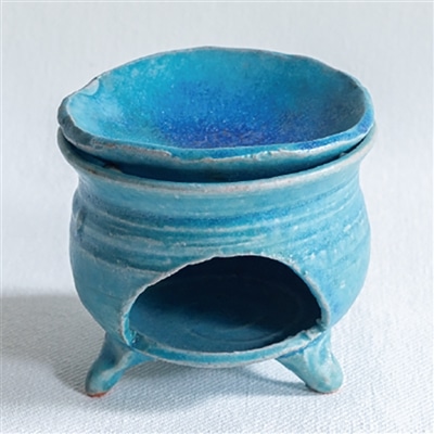 スケーター 茶香炉 (信楽焼) 鴻月 トルコブルー KOSKO1