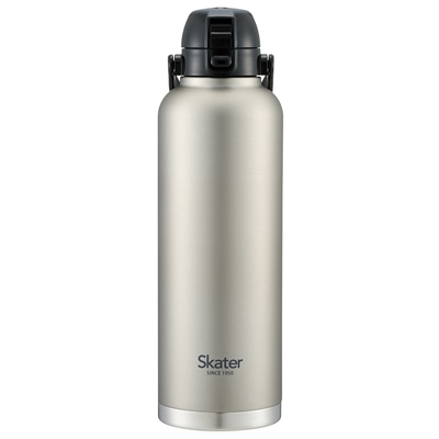 スケーター ハンドル付ワンプッシュダイレクトボトル 2000ml シルバー STD20H