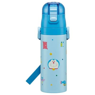 スケーター 超軽量ロック付ワンプッシュダイレクトステンレスボトル I'm Doraemon ギンガム SDC4