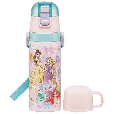 スケーター 超軽量コンパクト2WAYステンレスボトル プリンセス 25 SKDC4