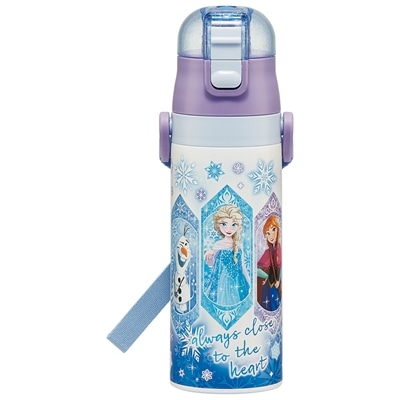 スケーター 超軽量ロック付ワンプッシュダイレクトステンレスボトル アナと雪の女王 25 SDC4