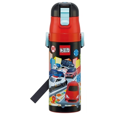 スケーター 超軽量ロック付ワンプッシュダイレクトステンレスボトル トミカ 25 SDC4