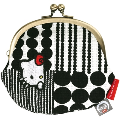 スケーター ちょっと大きめがま口 鴻月 Hello Kitty(刺繍入り) KOUGA4