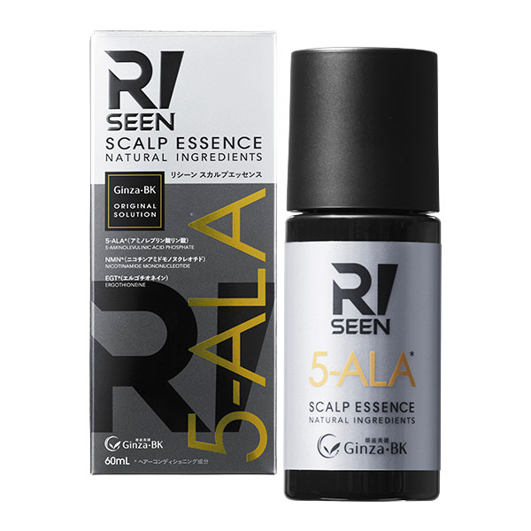 リシーン スカルプエッセンス(養毛料) 60mL【銀座美健】5-ALA配合 頭皮に細胞レベルから元気を! 養毛 養毛料 養毛剤 頭髪に ハリ コシ 頭皮ケア エイジングケア スカルプケア 4595057349098
