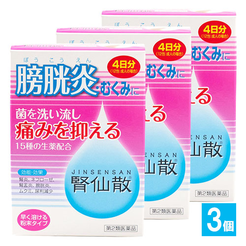 【第2類医薬品】腎仙散12包×3個セット【摩耶堂製薬】膀胱炎・むくみに