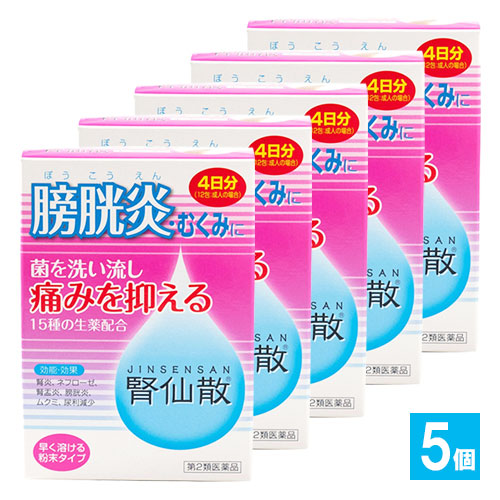 【第2類医薬品】腎仙散12包×5個セット【摩耶堂製薬】膀胱炎・むくみに