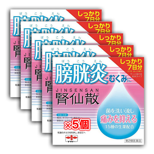 【第2類医薬品】腎仙散21包×5個セット【摩耶堂製薬】