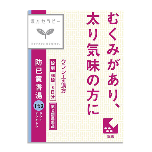 【第2類医薬品】クラシエ漢方 防已黄耆湯(ぼういおうぎとう)エキス錠Fクラシエ 96錠【クラシエ】むくみがあり、太り気味の方に ボウイオウギトウ 一般的に「むくみ」に使われる漢方薬