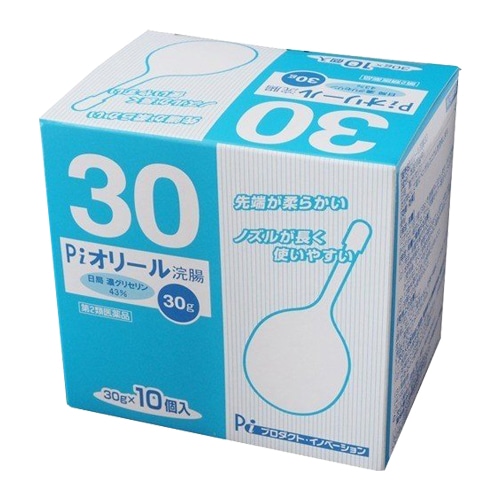 【第2類医薬品】Piオリール浣腸40g×10コ入×10箱セット【プロダクト・イノベーション】【池尻製薬】先端が柔らかい