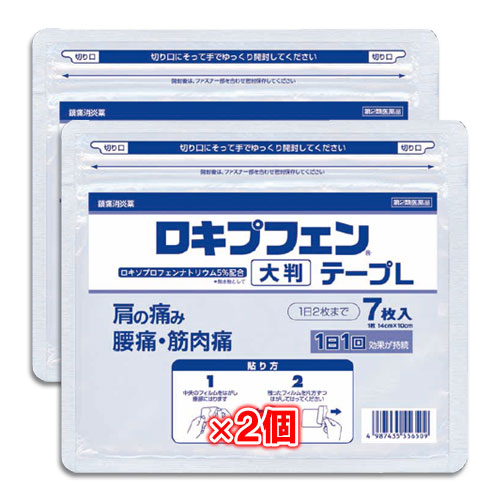 【第2類医薬品】★ロキプフェンテープL大判ラミネート袋(箱なし)