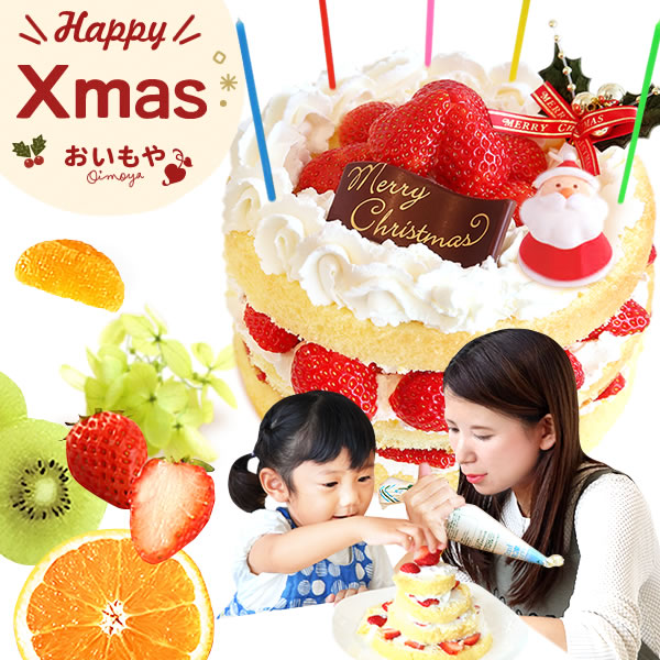 クリスマスケーキ 予約 【ホイップ】2025 キャラクター 手作り ホール チョコ 5人 6人 スイーツ お菓子