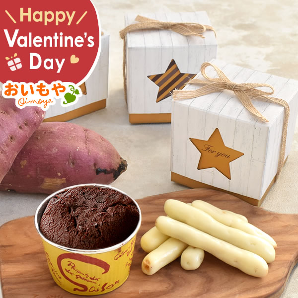 バレンタイン プレゼント スイーツ スターBOX チョコレート 芋けんぴ かりんとう ブラウニー 個包装 お洒落 set プチギフト 洋菓子